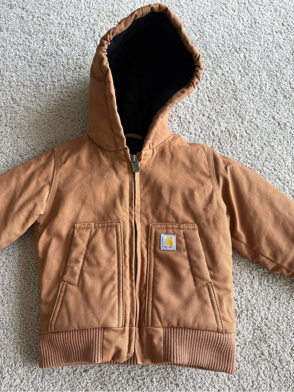 Carhartt Brown Hooded Coat